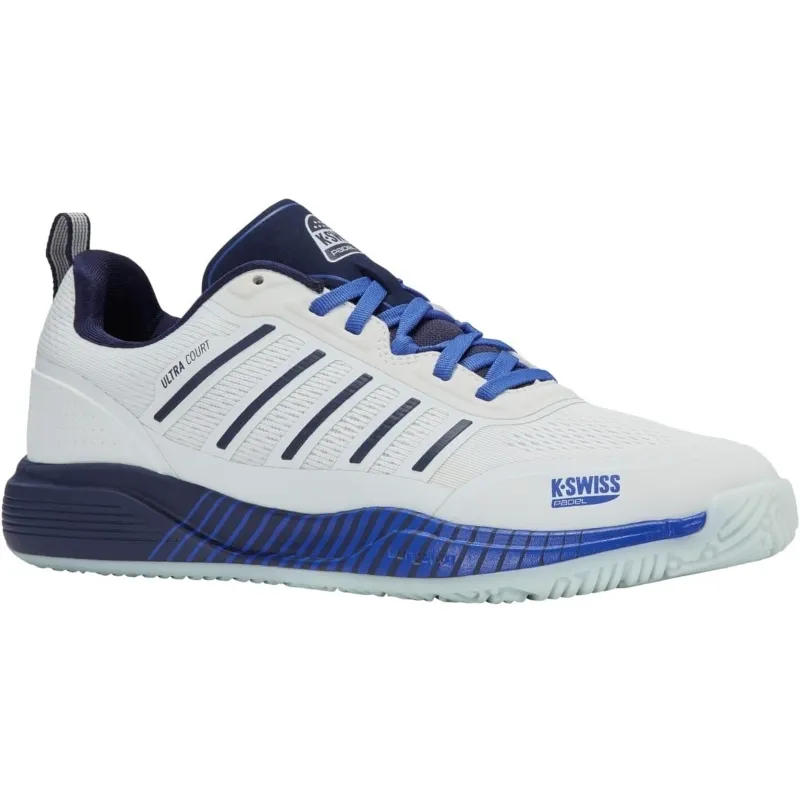 Kswiss Sanyo Ultra Court Padel White Navy Blue Sneakers