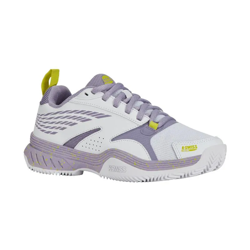 Kswiss Speedex Padel White Purple Women's Shoes