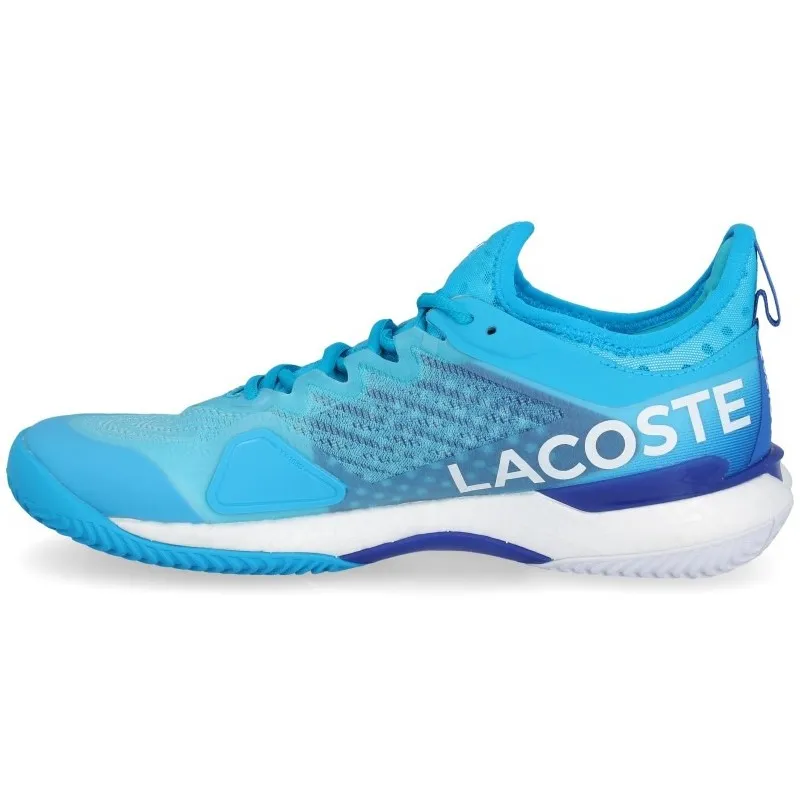 Zapatillas de Padel Lacoste AG-LT23 Lite 123 Clay Azul Celeste Royal Mujer