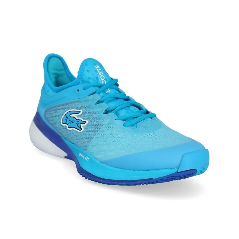 Zapatillas de Padel Lacoste AG-LT23 Lite 123 Clay Azul Celeste Royal Mujer