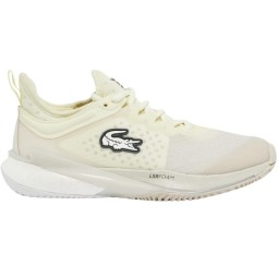 Lacoste AG-LT23 Lite Clay White Yellow Women''s Sneakers