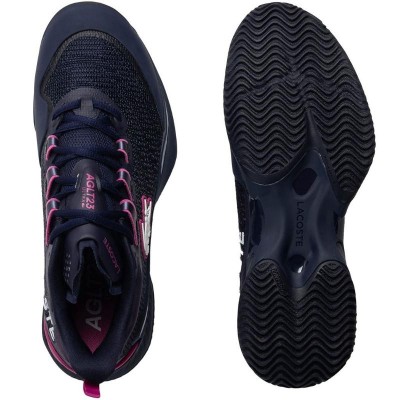 Lacoste AG-LT23 Ultra 125 Navy Blue Pink Women''s Sneakers