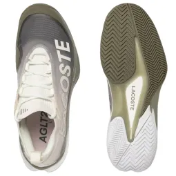 Lacoste AG-LT25 Lite White Khaki Women's Sneakers