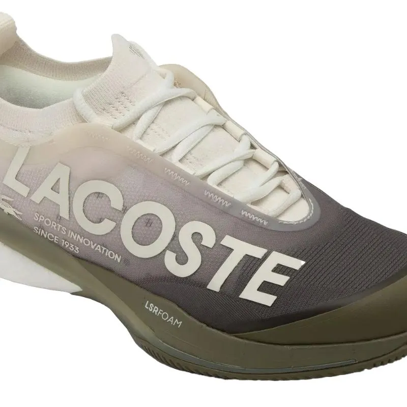 Lacoste AG-LT25 Lite White Khaki Women's Sneakers