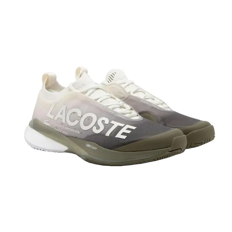 Lacoste AG-LT25 Lite White Khaki Women's Sneakers