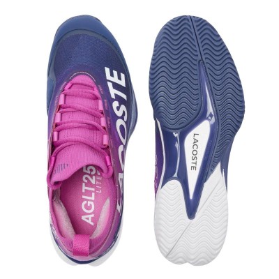 Lacoste AG-LT25 Lite Clay Pink Dark Blue Women''s Sneakers