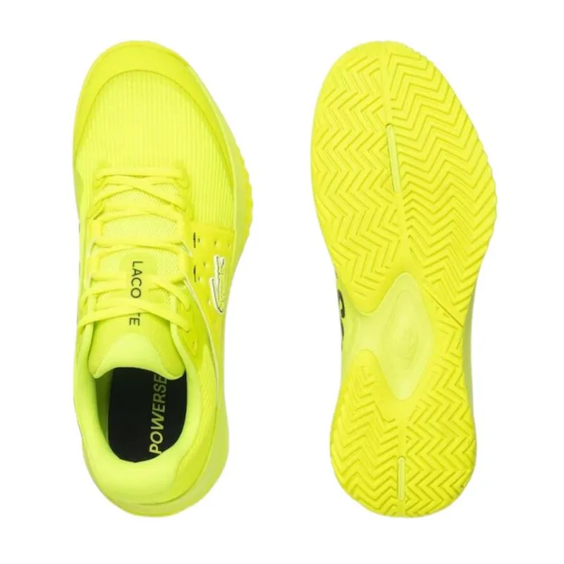 Lacoste Power Serve Yellow Sneakers
