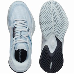Zapatillas Lacoste Power Server 125 Azul Claro Mujer