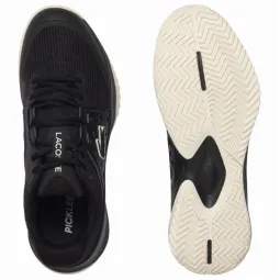 Zapatillas de Padel Lacoste Power Serve Negro Blanco Mujer