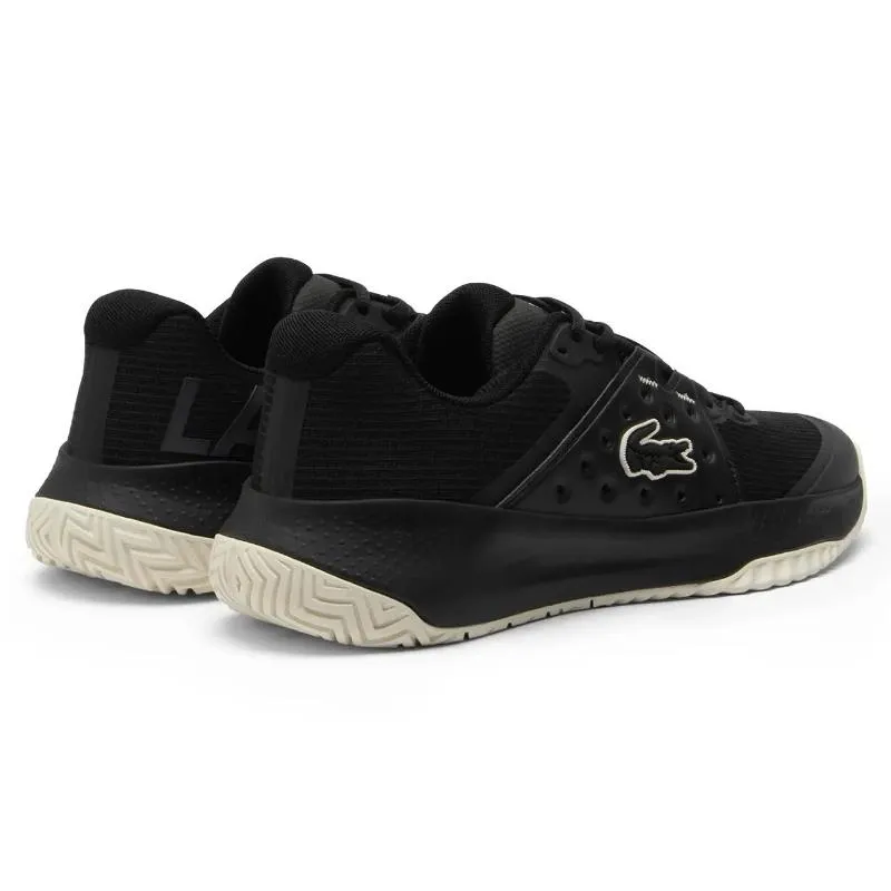 Zapatillas de Padel Lacoste Power Serve Negro Blanco Mujer