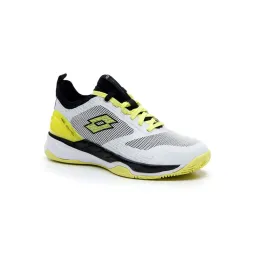 Sneakers Lotto Mirage 200 Bianco Giallo Neon Nero Donna