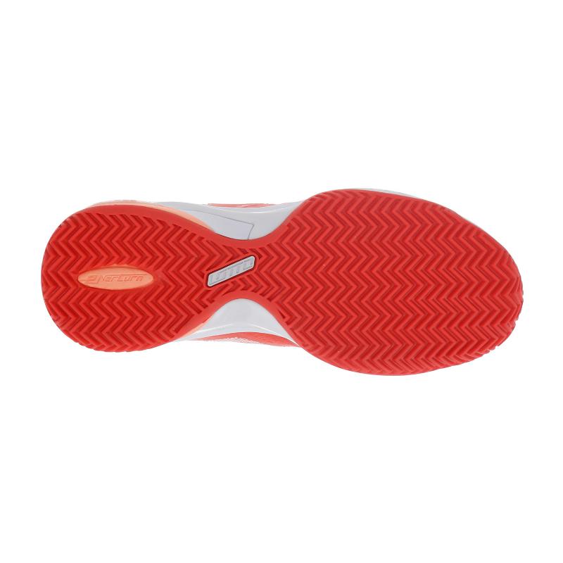 Zapatillas Lotto Mirage 300 Rojo Fluor Blanco Salmon Mujer - Barata Oferta Outlet
