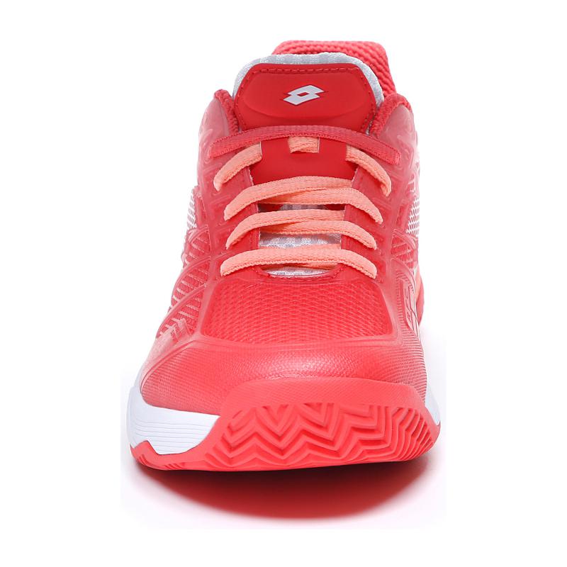 Zapatillas Lotto Mirage 300 Rojo Fluor Blanco Salmon Mujer - Barata Oferta Outlet