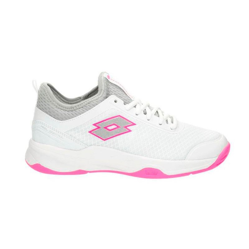 Zapatillas Lotto Mirage 500 II Blanco Metal Fucsia Mujer - Barata Oferta Outlet
