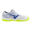 Mizuno Break Shot 5 Clay White Blue Sneakers