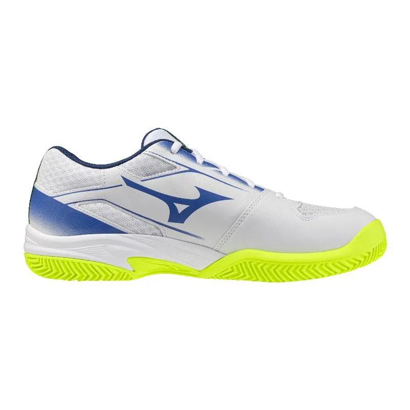Mizuno Break Shot 5 Clay White Blue Sneakers
