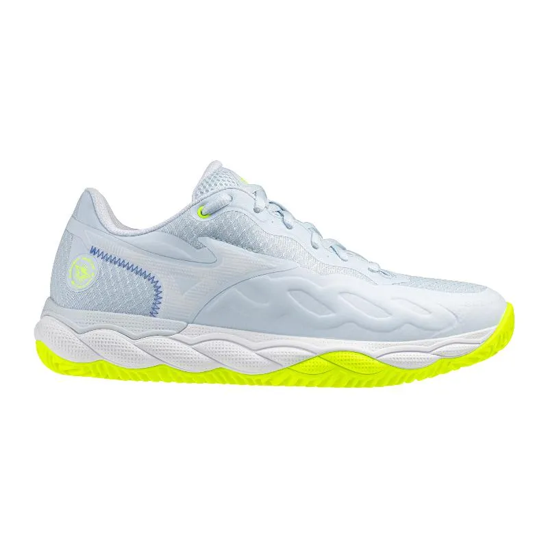 Zapatillas Mizuno Wave Enforce Court Clay Azul Claro Fluor Mujer