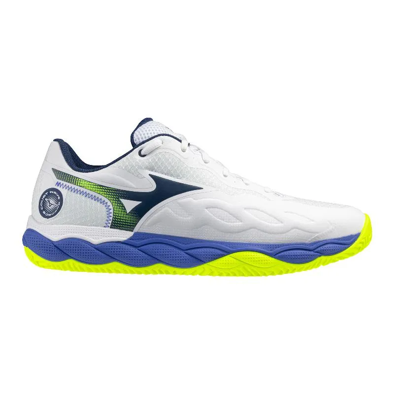 Zapatillas de Padel Mizuno Wave Enforce Court Clay Blanco Azul