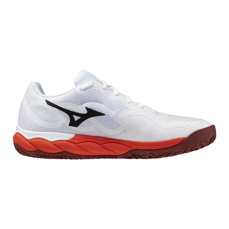 Zapatillas de Padel Mizuno Wave Enforce Court Clay Blanco Rojo