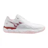 Zapatillas de Padel Mizuno Wave Enforce Court Clay Blanco Rojo Mujer