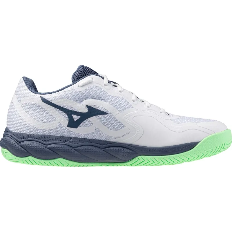 Zapatillas Mizuno Wave Enforce Court Clay Blanco Verde Azul