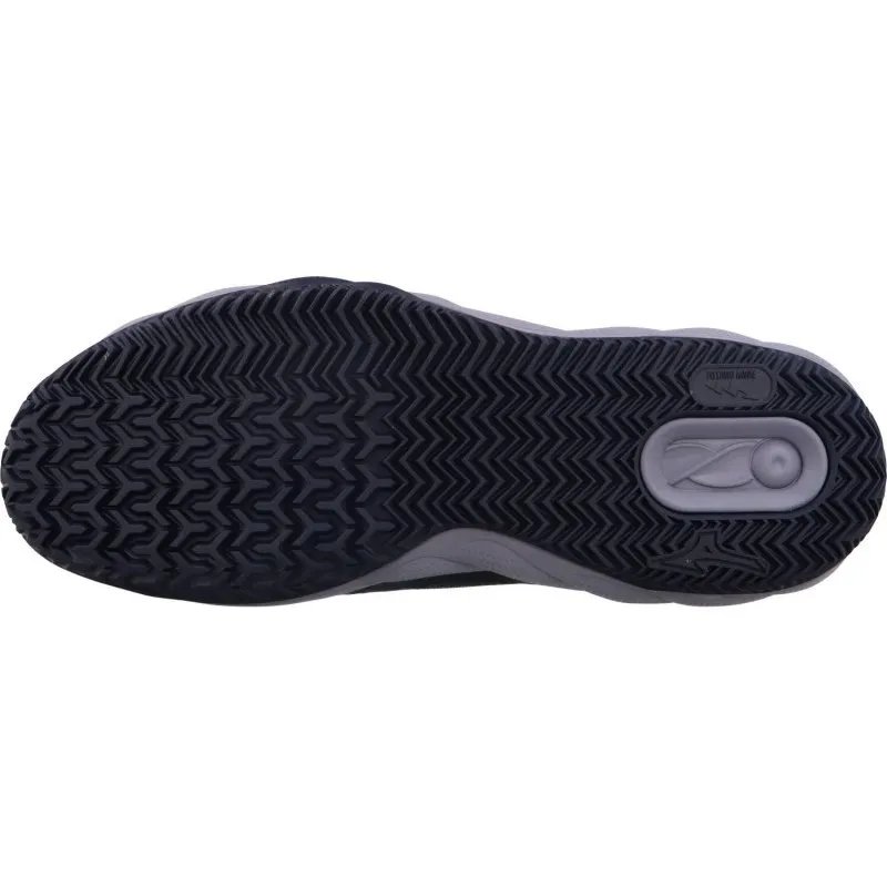 Mizuno Wave Enforce Court Clay Gray White Blue Sneakers