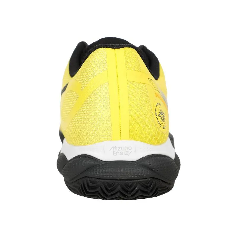 Mizuno Wave Enforce Court Padel Yellow Black Sneakers
