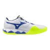 Mizuno Wave Enforce Tour 2 Clay White Blue Sneakers