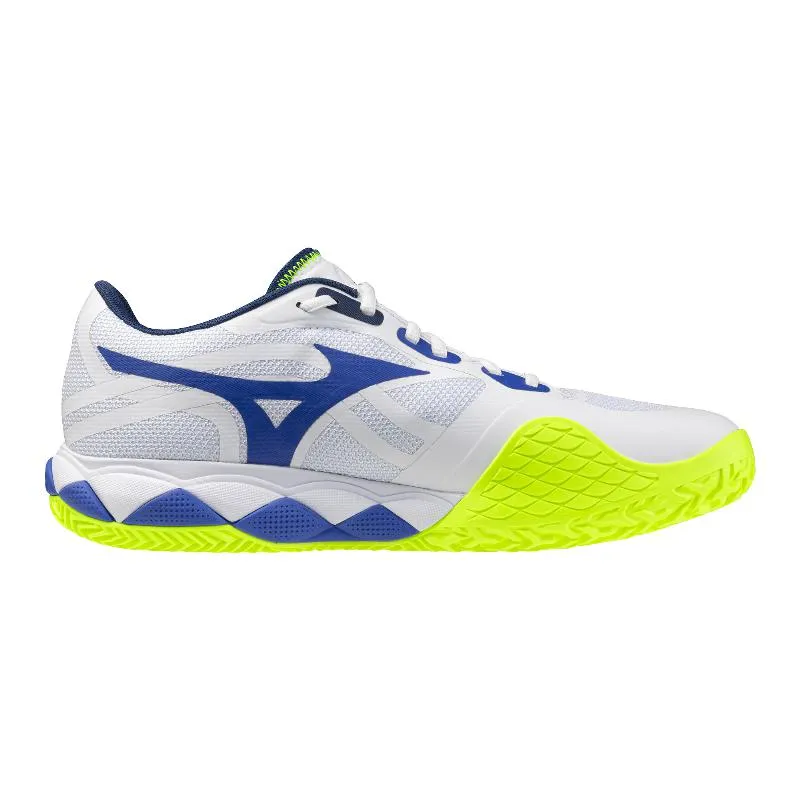 Mizuno Wave Enforce Tour 2 Clay White Blue Sneakers