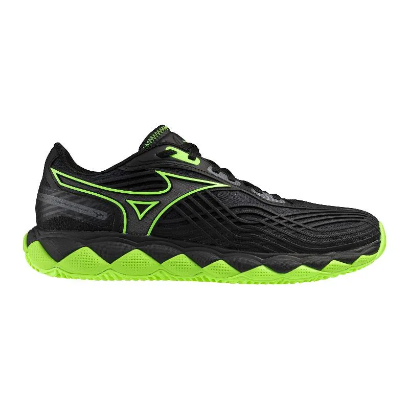 Mizuno Wave Enforce Tour 2 Padel Black Green Sneakers
