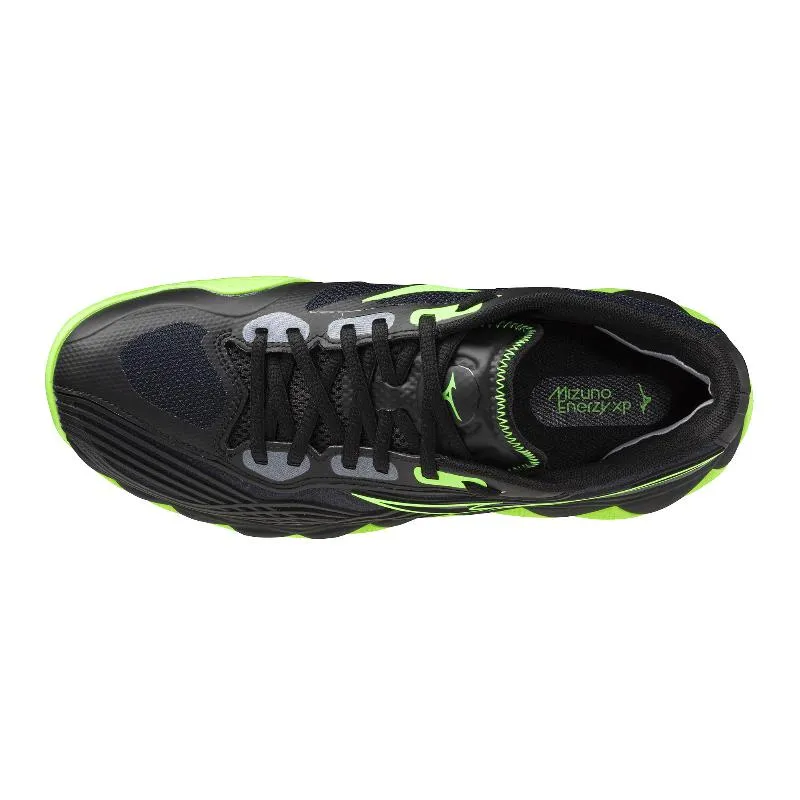 Mizuno Wave Enforce Tour 2 Padel Black Green Sneakers