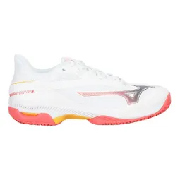Zapatillas Mizuno Wave Exceed Court Clay Blanco Coral Mujer