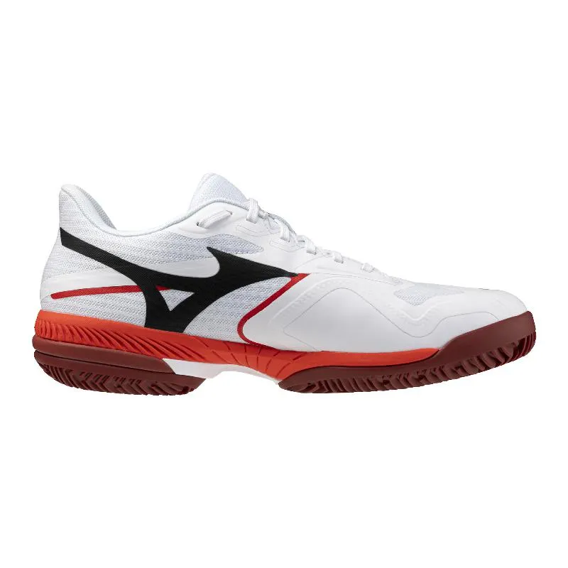 Mizuno Wave Exceed Court Clay White Red Sneakers