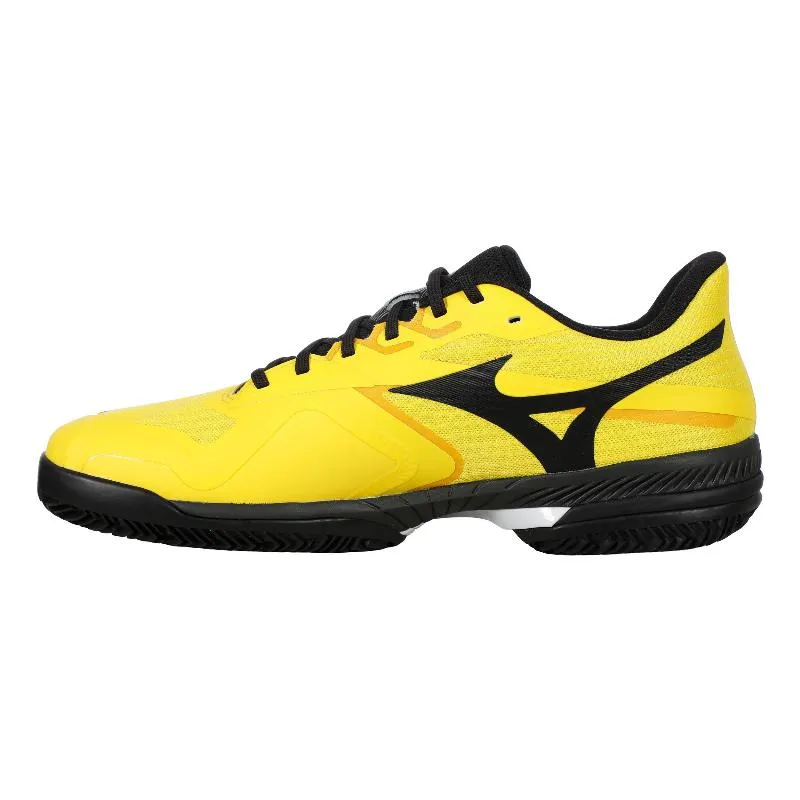 Mizuno Wave Exceed Court Padel Yellow Black Sneakers
