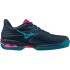 Mizuno Wave Exceed Light 2 Padel Marineblau Fuchsia Damen Sneakers