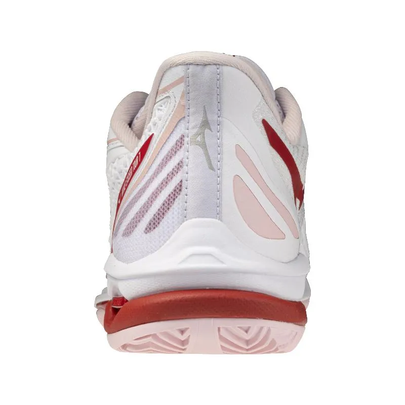 Mizuno Wave Exceed Tour 7 Clay White Red Women''s Sneakers