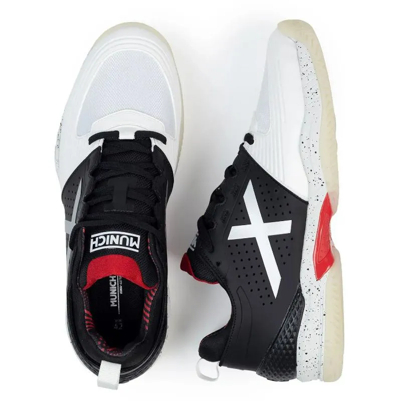 Munich Atomik 47 White Black Sneakers