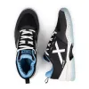 Munich Atomik 51 Black Sky Blue Sneakers