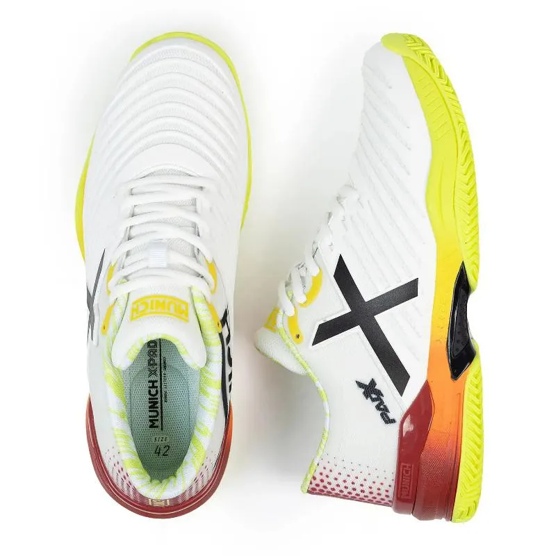 Munich Padx 57 White Red Yellow Sneakers
