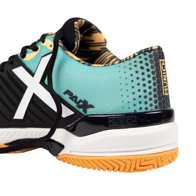 Munich Padx 61 Black Turquoise Sneakers