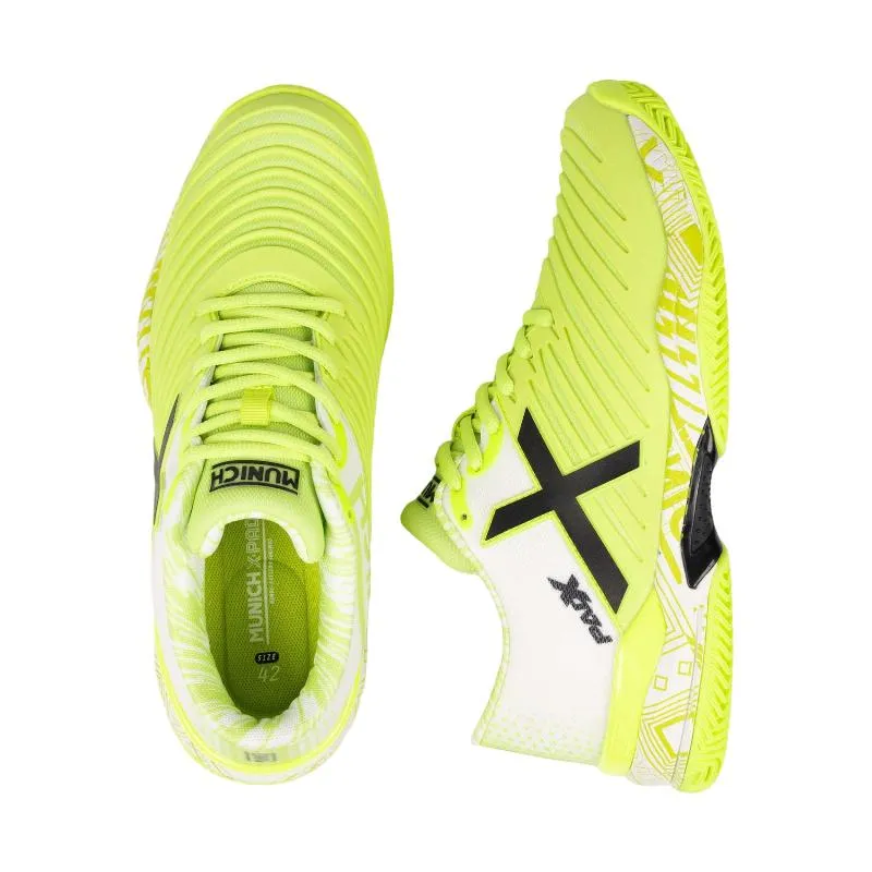 Munich Padx 62 Fluorescent Yellow White Sneakers