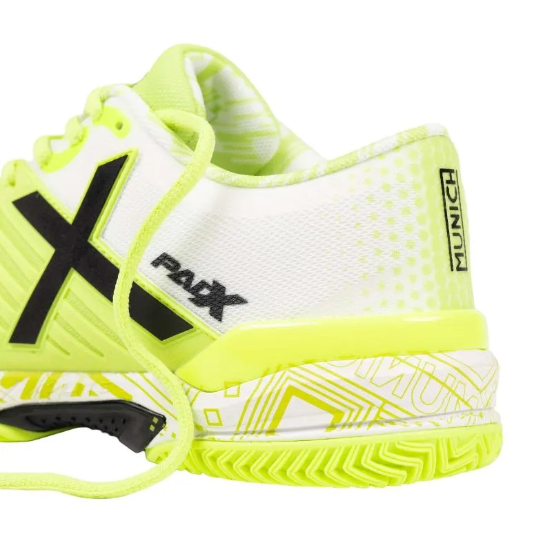 Munich Padx 62 Fluorescent Yellow White Sneakers
