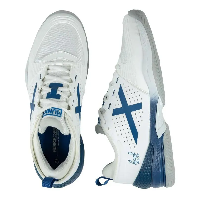 Munich Tolito Atomik 52 White Blue Sneakers