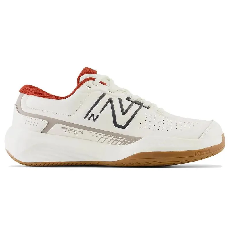 New Balance 696V5 White Red Sneakers
