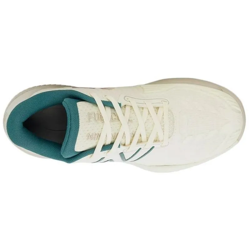 Zapatillas de Padel New Balance Fuel Cell 996V5 Blanco Verde Mujer