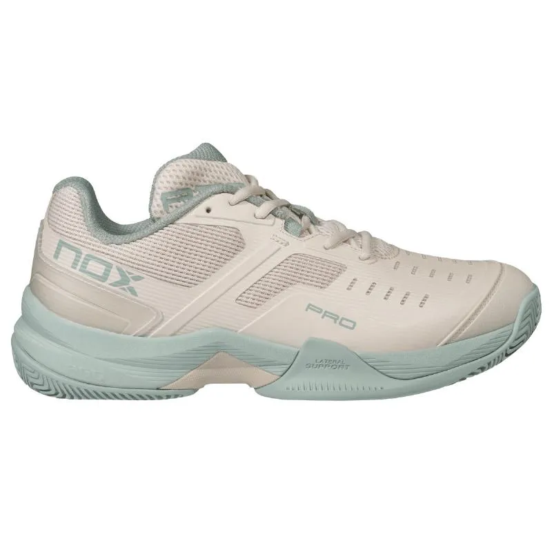 Nox AT10 Pro White Cream Green Women''s Sneakers