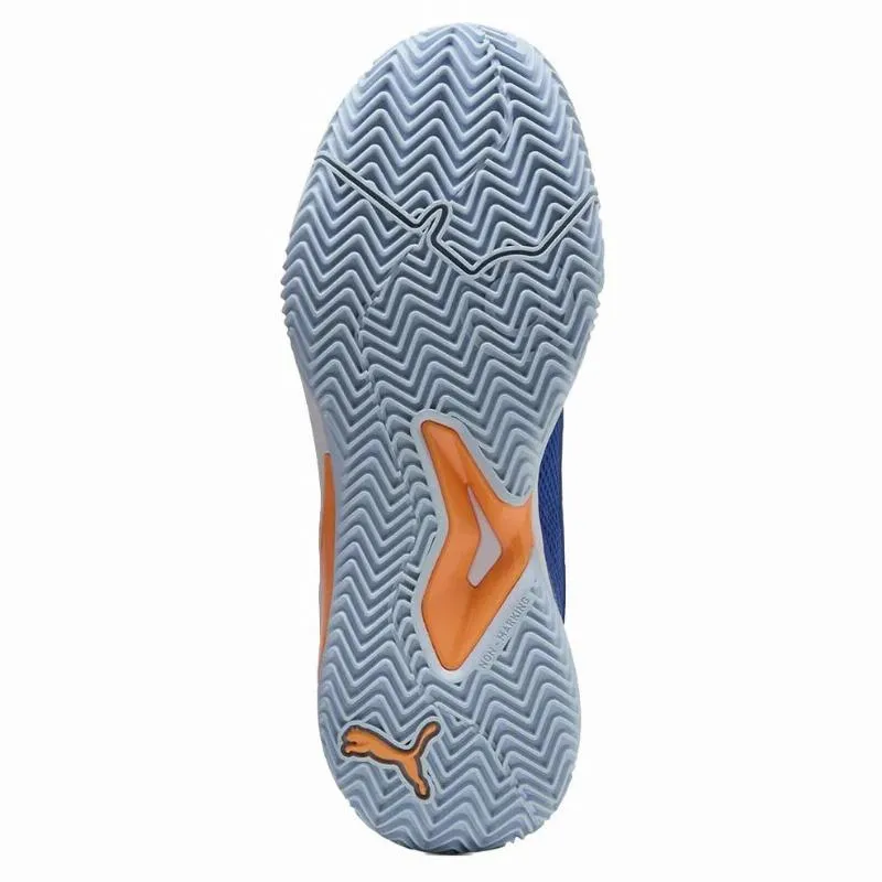 Puma Momo Gonzalez Nova Court Blue Orange Sneakers