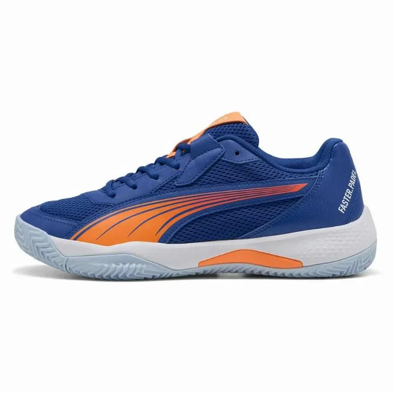 Puma Momo Gonzalez Nova Court Blue Orange Sneakers