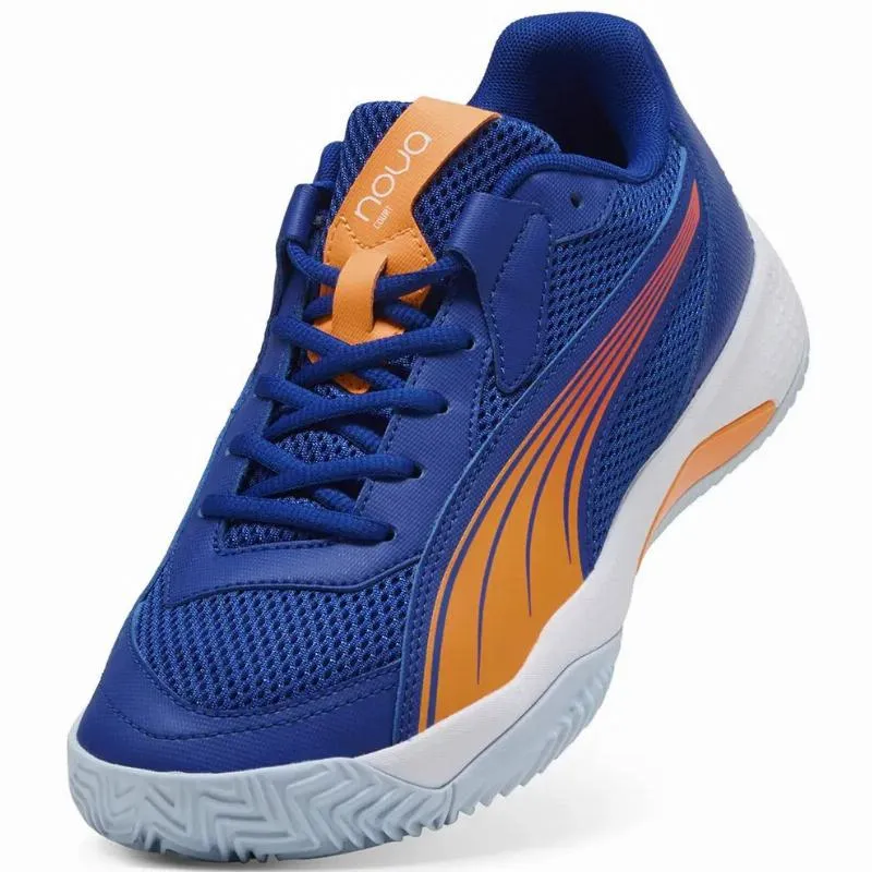 Puma Momo Gonzalez Nova Court Blue Orange Sneakers