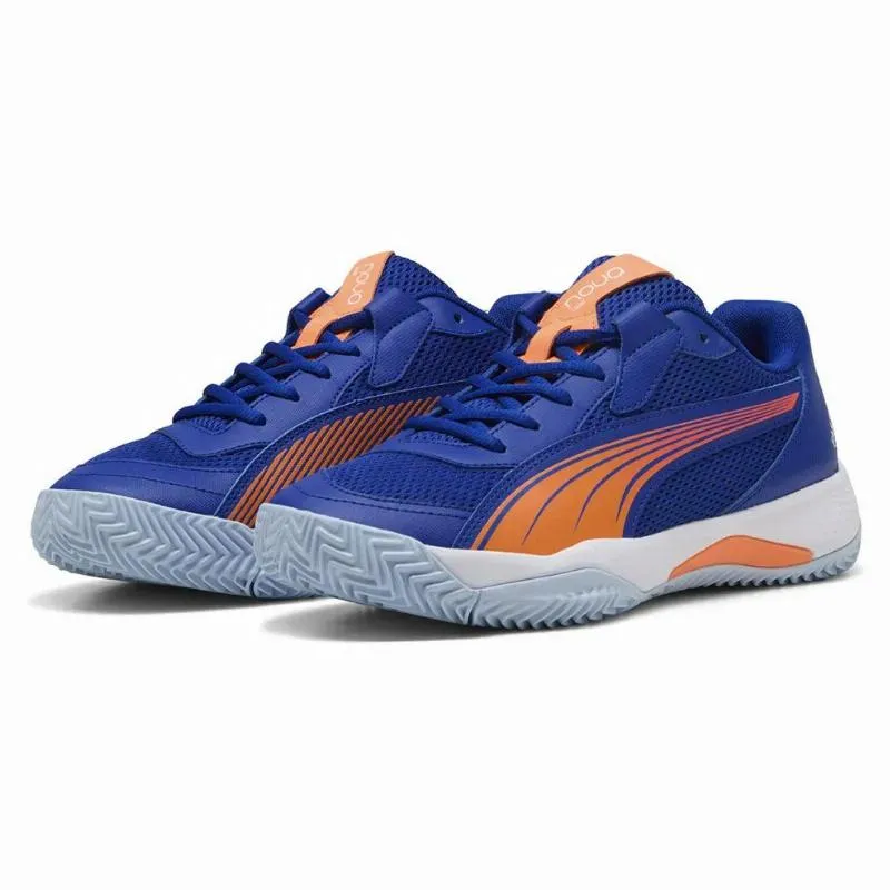 Puma Momo Gonzalez Nova Court Blue Orange Sneakers